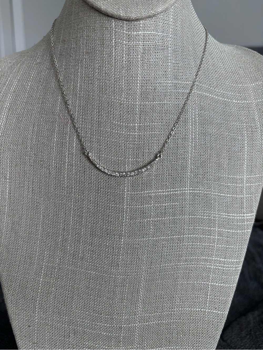 Cookie Lee Vintage Retired Curved Necklace